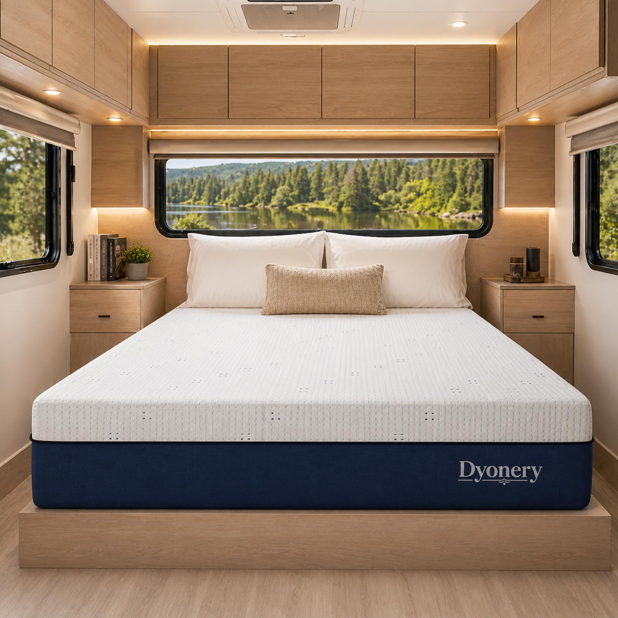 Dyonery RV King Mattress 10 Inch Gel Memory Foam