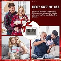 Vista 6 de YFL Termómetro higrómetro digital