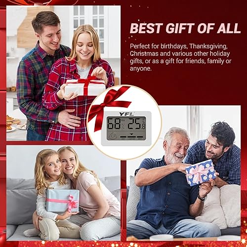 Miniatura 7 de YFL Termómetro higrómetro digital