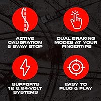 Vista 4 de REDARC Tow-Pro Elite Electric Trailer Brake Controller, Universal Fit for 1 to 3 Axle Trucks, SUVs, Dual Braking Modes, Plug and Play Install