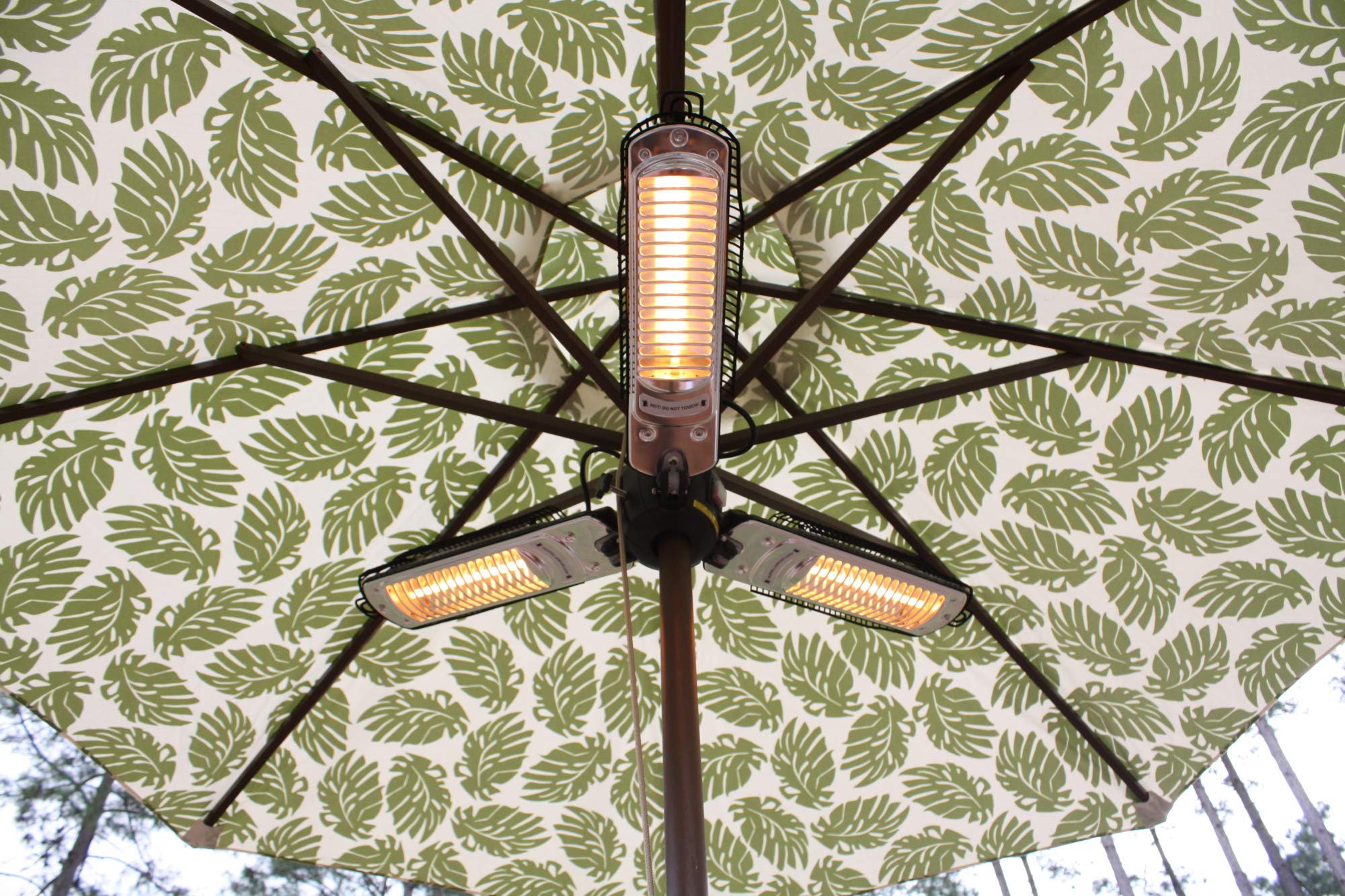 Fire Sense Umbrella Halogen Patio Heater