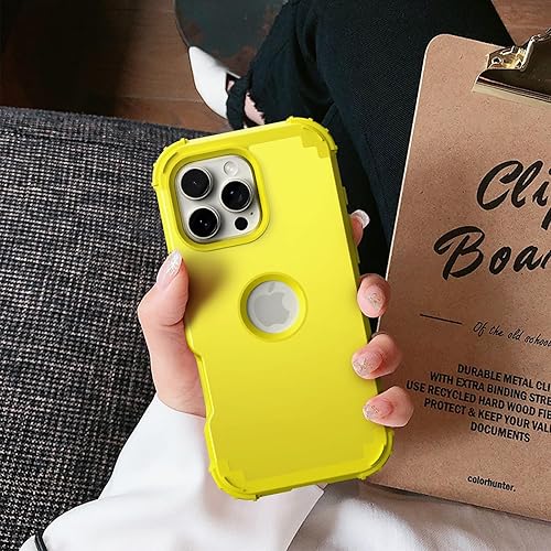 Miniatura 6 de IDweel Funda para iPhone 16 Pro Max con protector de pantalla para mujer, 3 en 1, a prueba de golpes, ajuste delgado, híbrida, resistente, cubierta