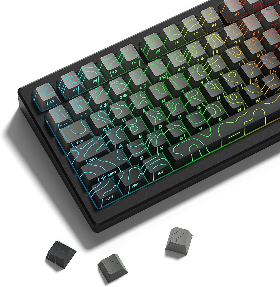 Amazon | キーキャップ 98キー 等高線キーキャップ 4.0 Cherry