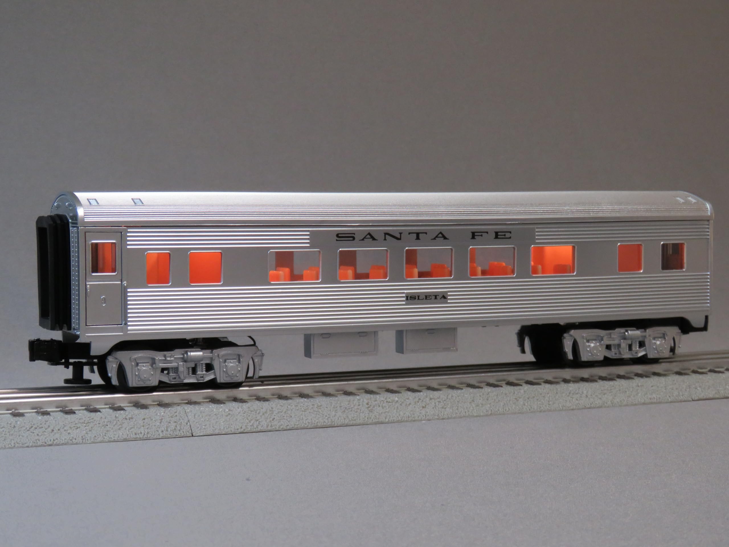 Big Dogz Designs Santa FE Passenger CAR O Gauge 6-84719-ISLETA 2323110-ISLETA