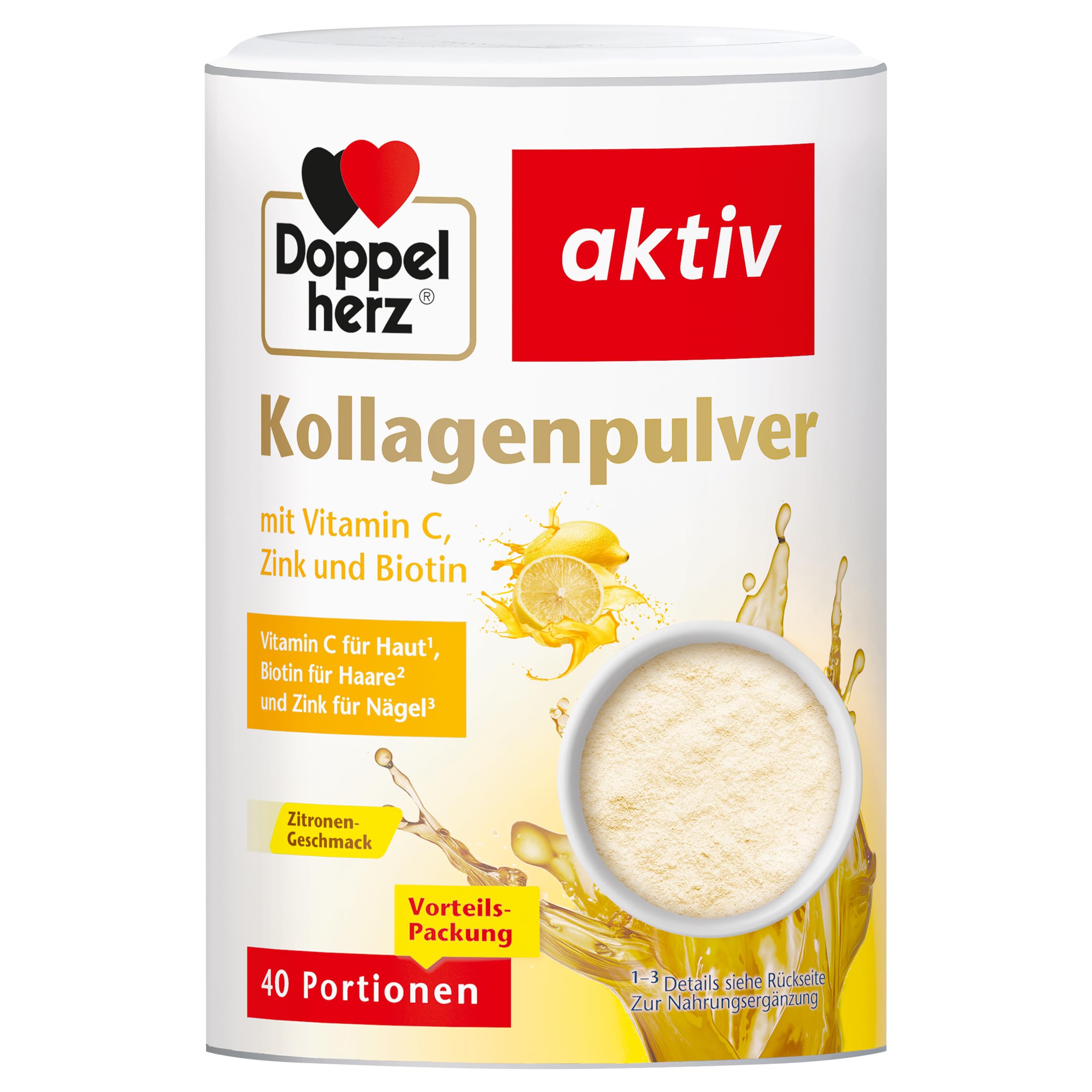 Doppelherz Kollagenpulver Zitrone