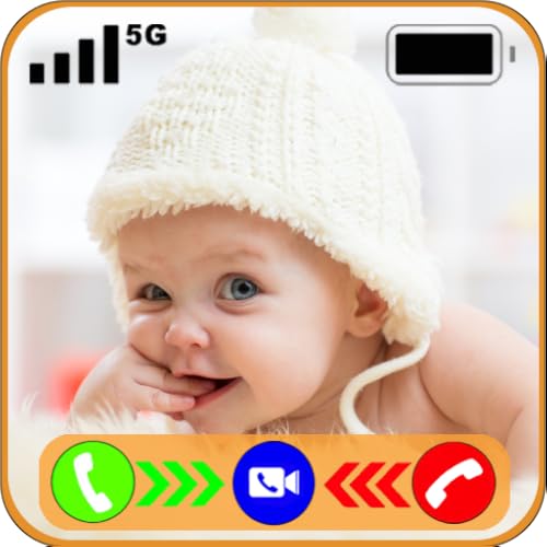 Fake Video Call Cute Baby - Video Game Call Cute Baby Prank & Chats simulator - GAME FOR KIDS (NO ADS)