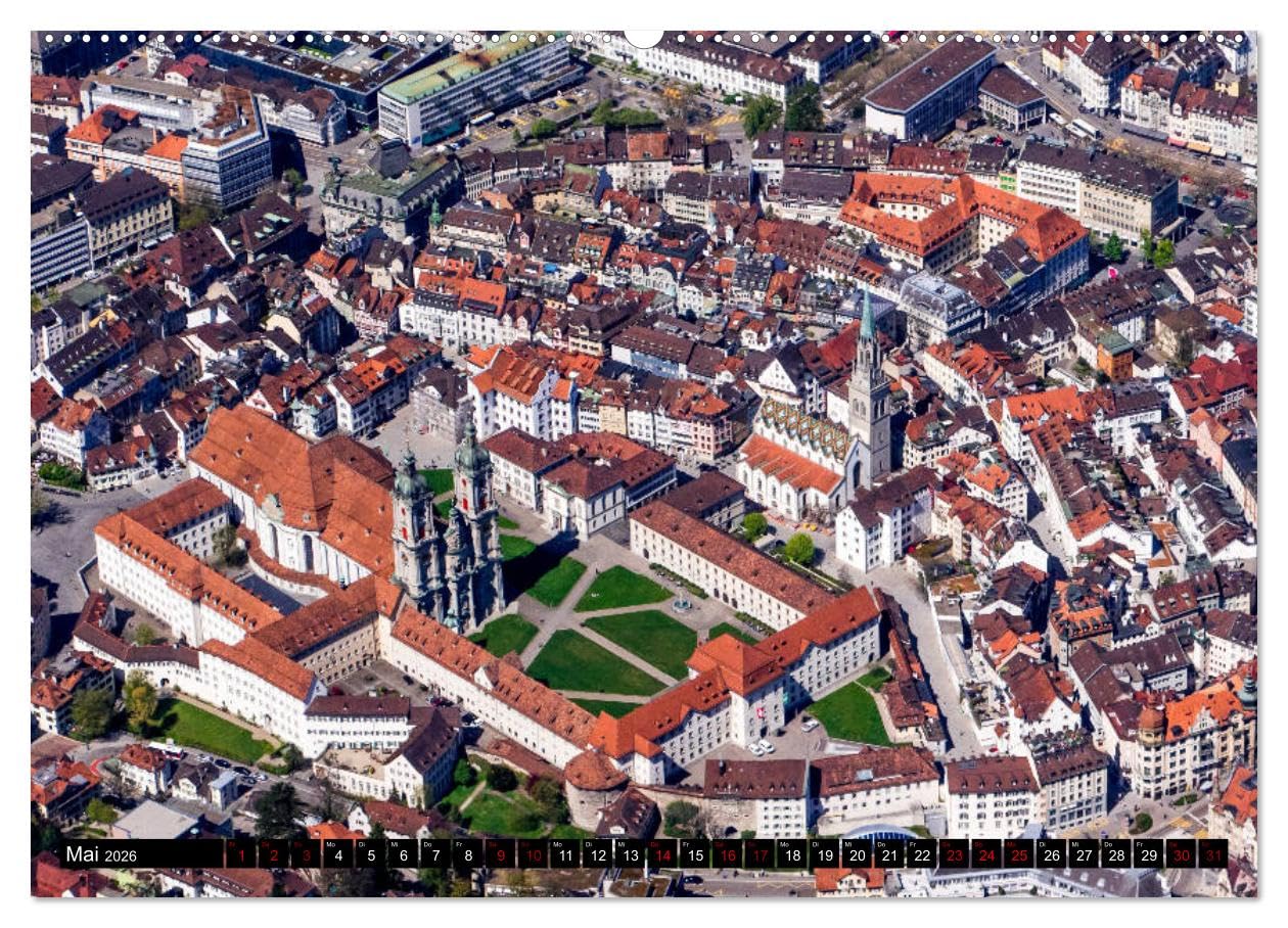 Schweizer Luftbilder (Wandkalender 2026 DIN A2 quer), CALVENDO Monatskalender: Bezaubernde Fotos aus Flugzeug & Drohne (CALVENDO Natur)