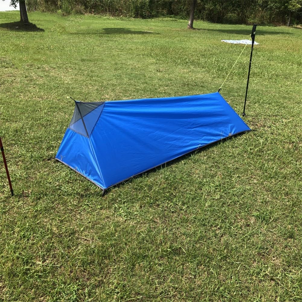 Amazon.co.jp: 1人用 テント簡易テント 長さ220 ×幅70 ×高さ60cm 超