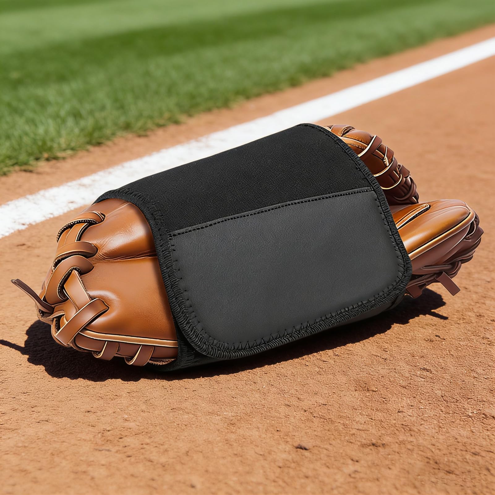Baseball-Handschuhwickel, stoßdämpfender Trainingsgurt, elastischer Handschuh-Former, langlebiges Baseball-Handschuh-Zubehör, hält die Tasche geformt für Sportler, ideal für Schlaghockey-Übungen