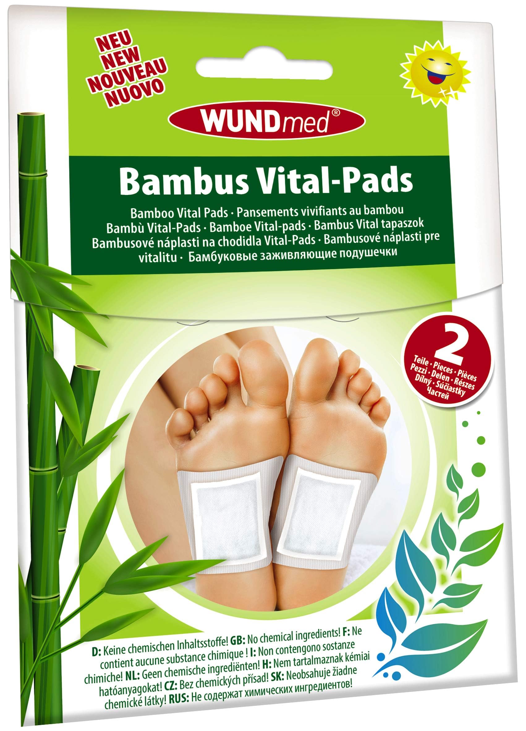 Wundmed Bambus-Vital-Pads , 2 Stck (1Er Pack) : Amazon.de: Drogerie &  Krperpflege