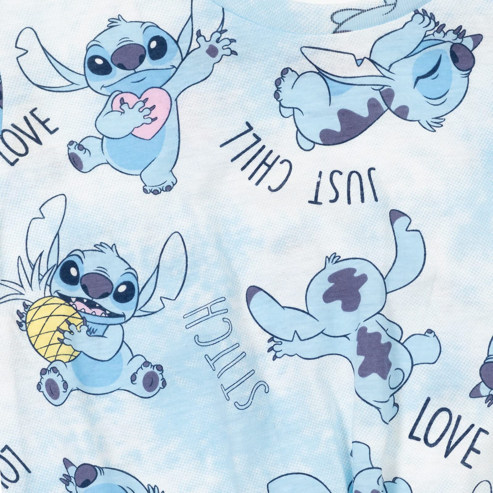 Disney Paquete de 2 camisetas de manga corta para niñas pequeñas y grandes