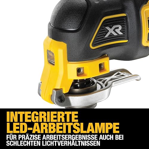 DEWALT multicutter 18V avec 35 Accessoires, Changement sans Outil, DCS356NT-XJ - 3