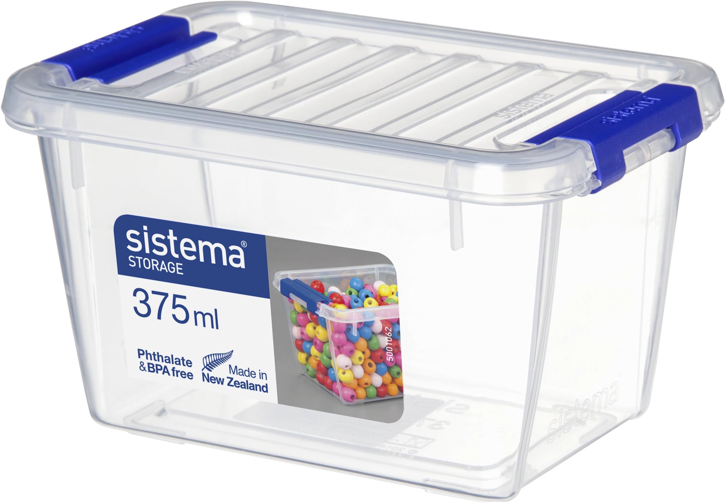 Sistema Home and Office Plastic Storage Container, 375 ml