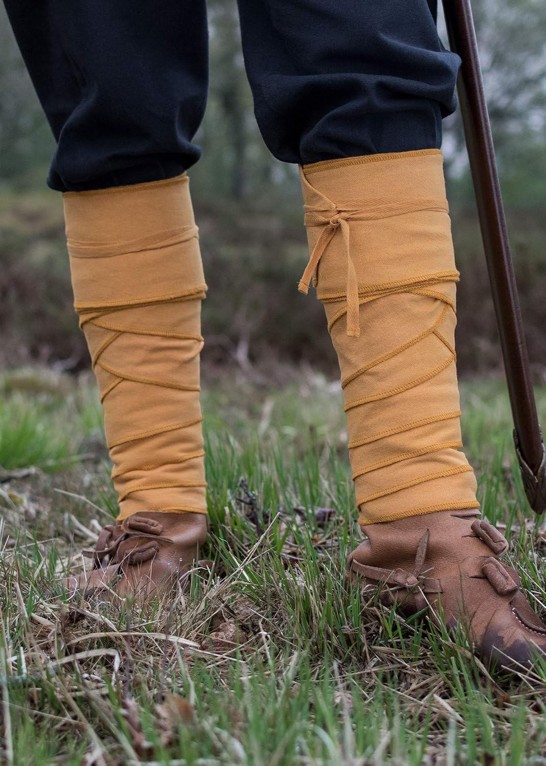Battle-Merchant Viking Leg Wraps – Authentic Canvas Winingas for Medieval, LARP, Reenactment & Cosplay