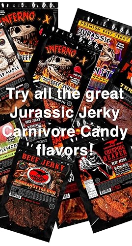 Miniatura 4 de Carnivore Candy Teriyaki Beef Jerky  Carne seca de res con un sabor increíble, sin conservantes, sin MSG, aperitivo de carne baja en sodio. Gran