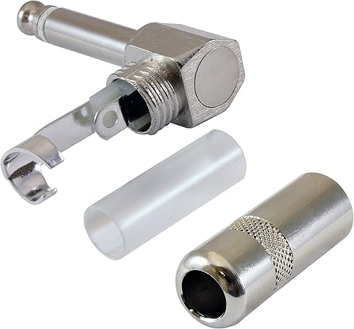 Miniatura 5 de GLS Audio Enchufes de ángulo recto de 14 de pulgada TS Mono, estilo resistente para cables de altavoz, cables de conexión, serpientes, enchufe de