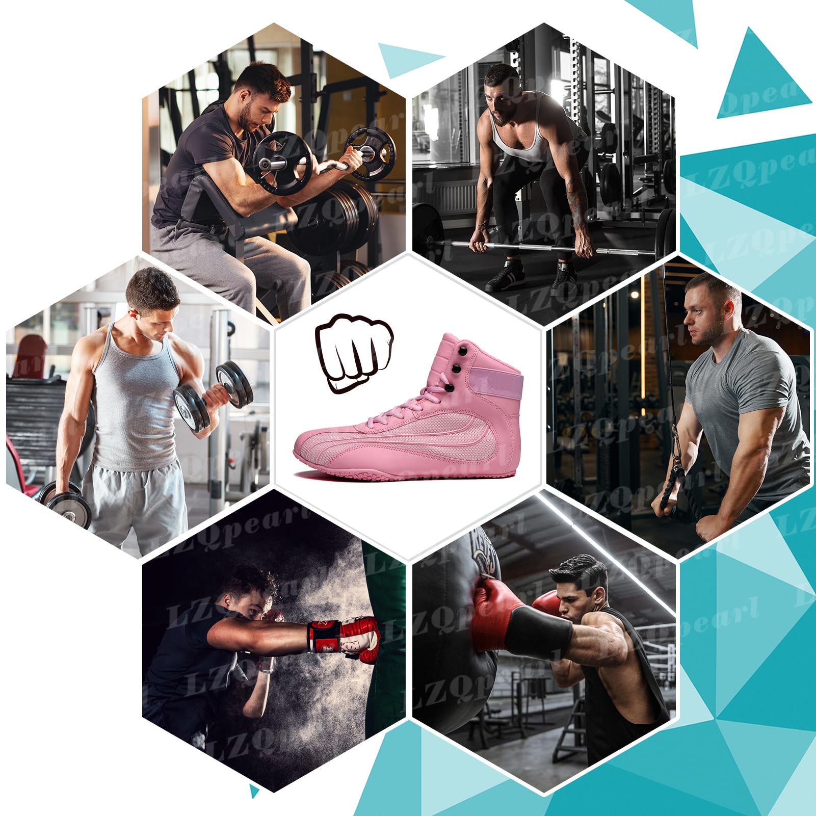 Unisex Botas Boxeo, Hombres Mujeres Calzado De Lucha Cómodo, Zapatillas Sneakers Muay Thai Kickboxing Sparring Boxers, Zapatos De Artes Marciales para Niños, Jóvenes Y Adultos