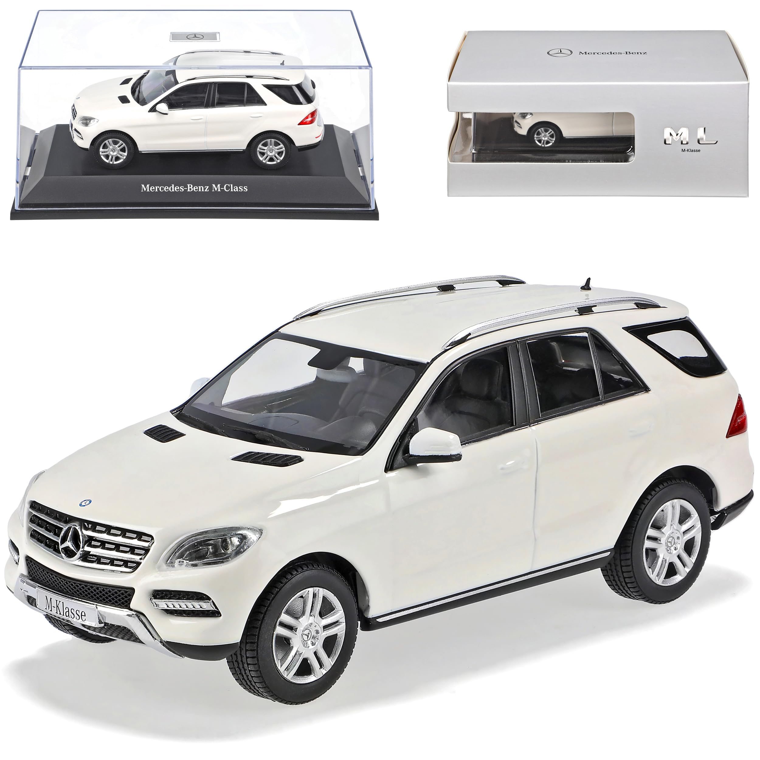 Generisch Mercedes-B M-klasse Ml Calcit Weiss W166 Ab 2011 1/43 Minichamps Modell Auto Modellauto