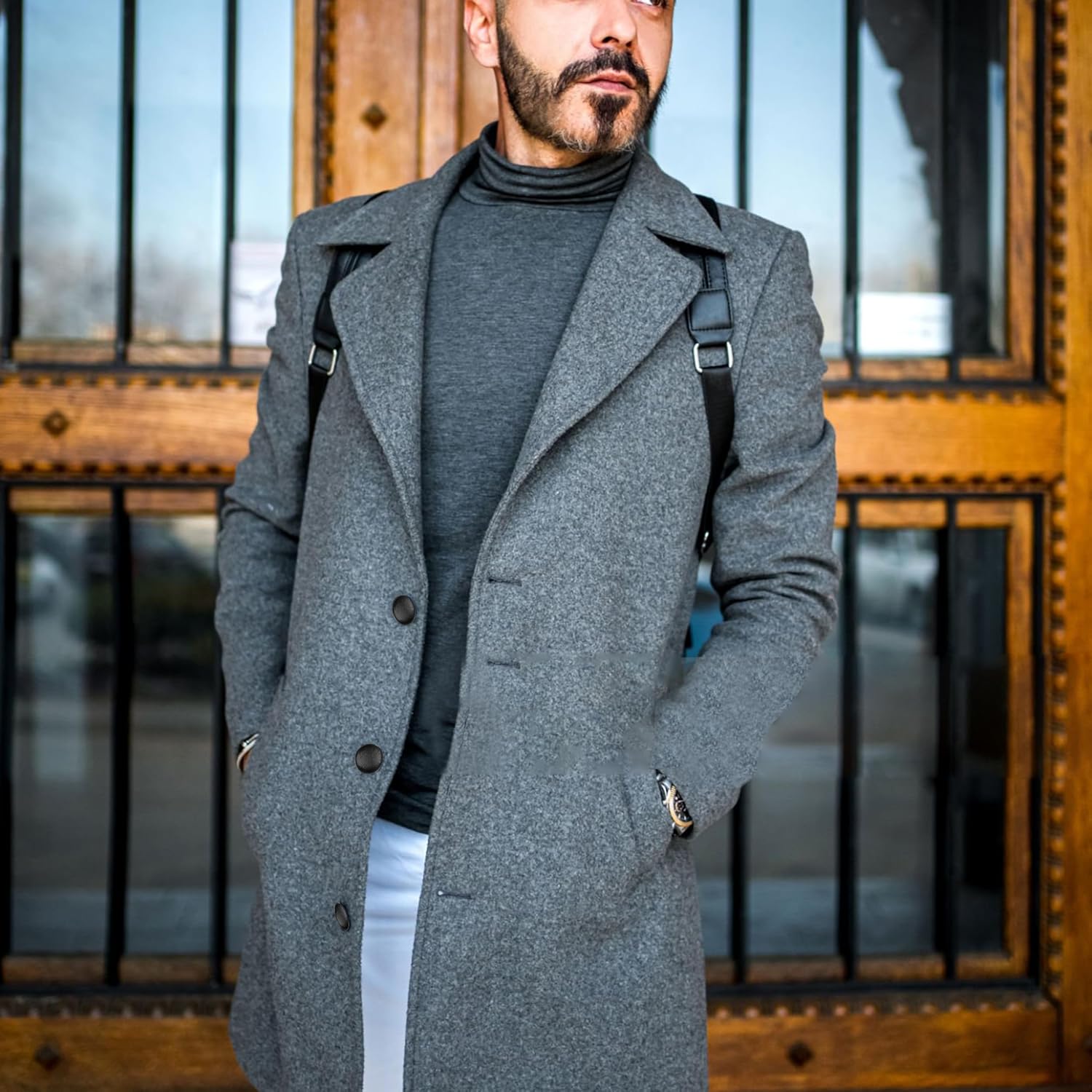 20PCS Faux Leather Covered Buttons, 0.79" Large Round Botones Para Tapicería for Upholstery Tufting Knitting DIY Handcraft, Fabric Coat Blazer Jacket, Furniture, Shoe Decoration, Couch Cushions(Black) - Image 7