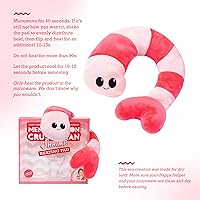 Vista 4 de Relatable, almohadilla térmica para microondas para calambres menstruales, peluches de peluche, grandes ideas de regalo para seres queridos de todas