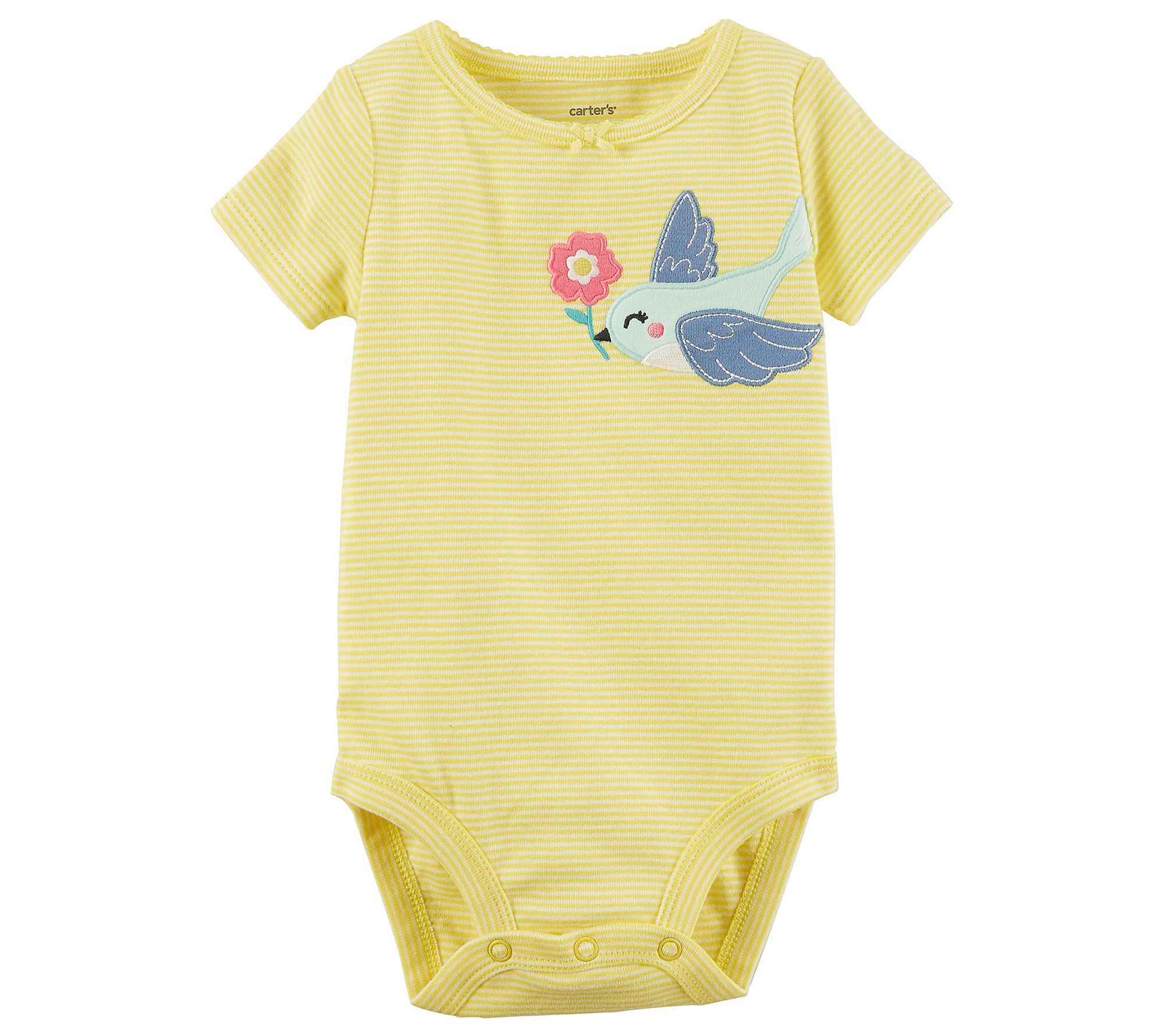 Carter's Baby Girls' Flower Bird Bodysuit Newborn