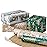 RUSPEPA Christmas Wrapping Paper Rolls with Tags and Jute String - 17 inches x 10 feet per Roll, Total of 3 Rolls