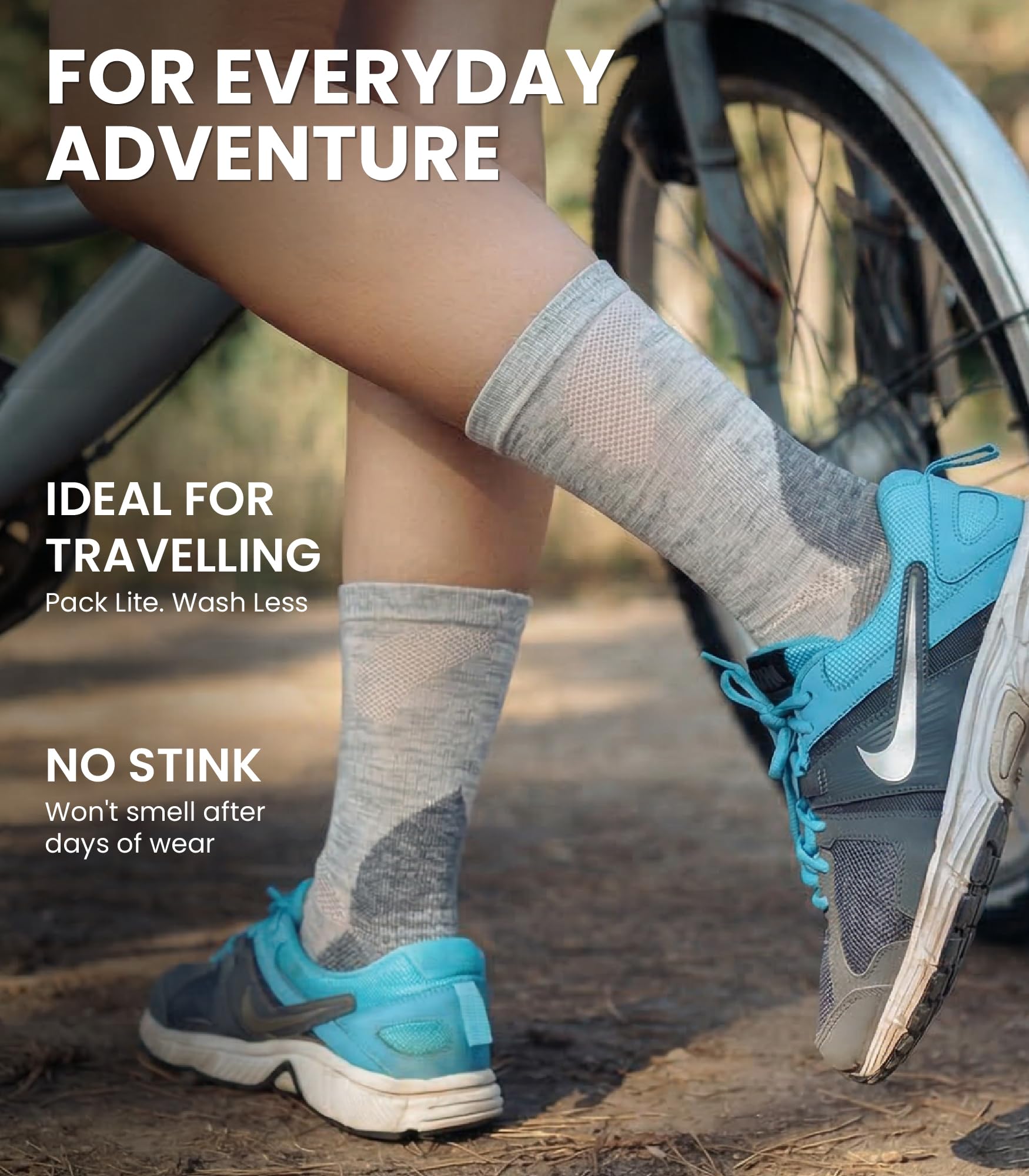 Merino.tech Calcetines Térmicos Lana Merino para Hombre y Mujer - Transpirables, Suaves, Trekking y Deporte