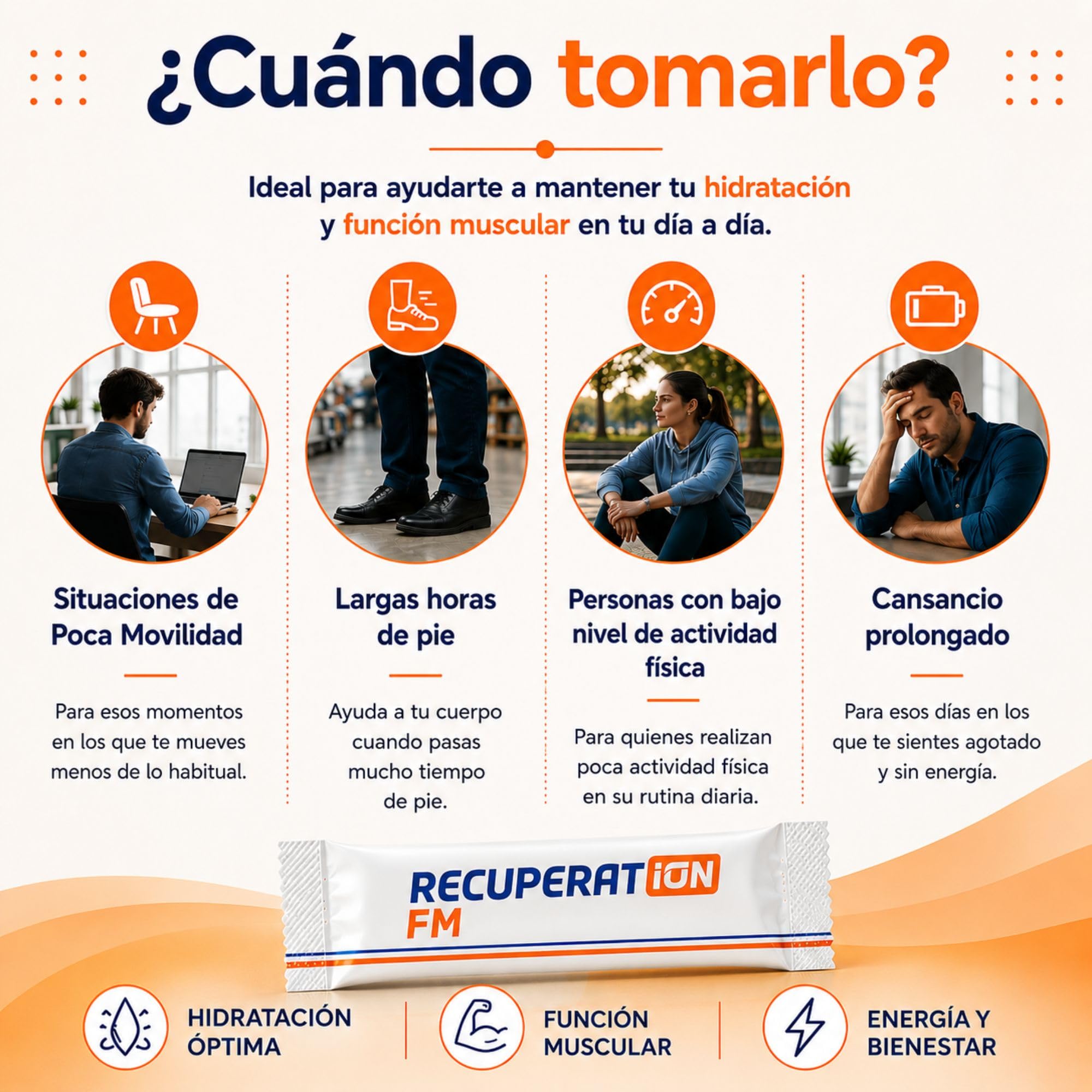 Lot de 20 sachets de boisson hypotonique sans sucre avec électrolytes + sels minéraux et magnésium pour reminéralisation musculaire profonde et fatigue, goût orange, sans gluten ni lactose