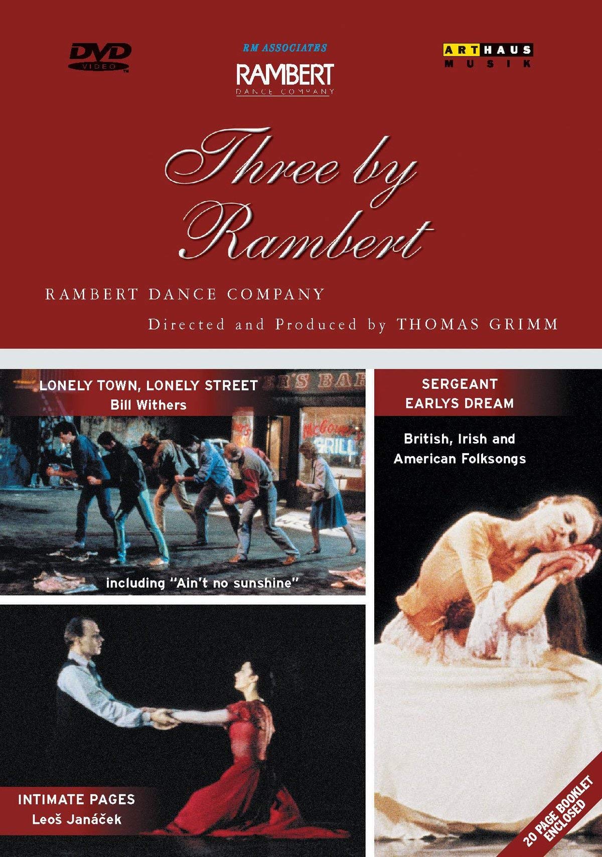 Rambert Dance Company: Three By Rambert [DVD] [2002]