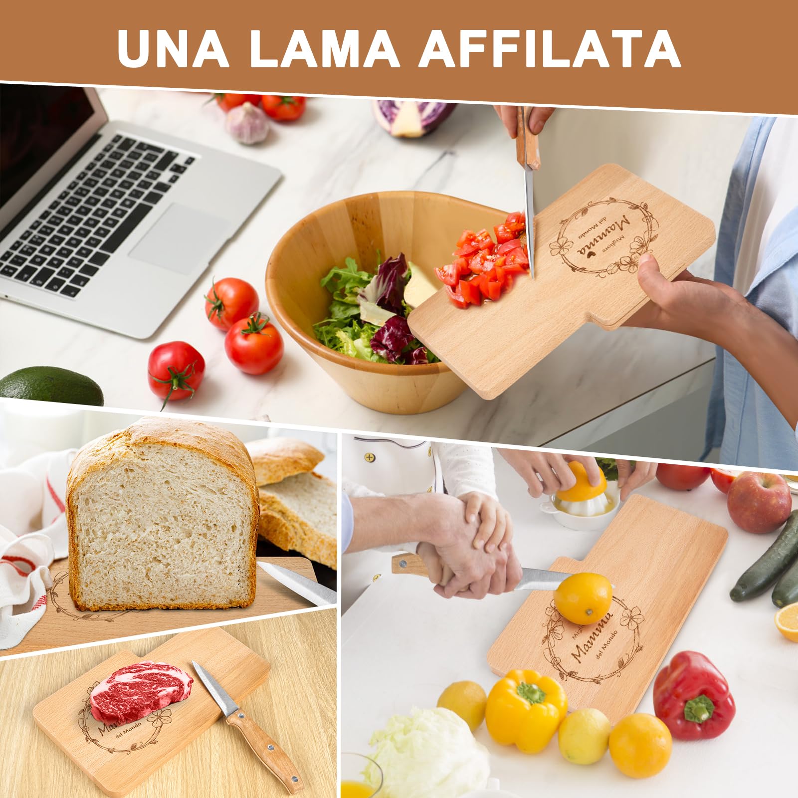 Tagliere In Legno Personalizzato, Re Del Barbecue, Regalo Del - Foto 6