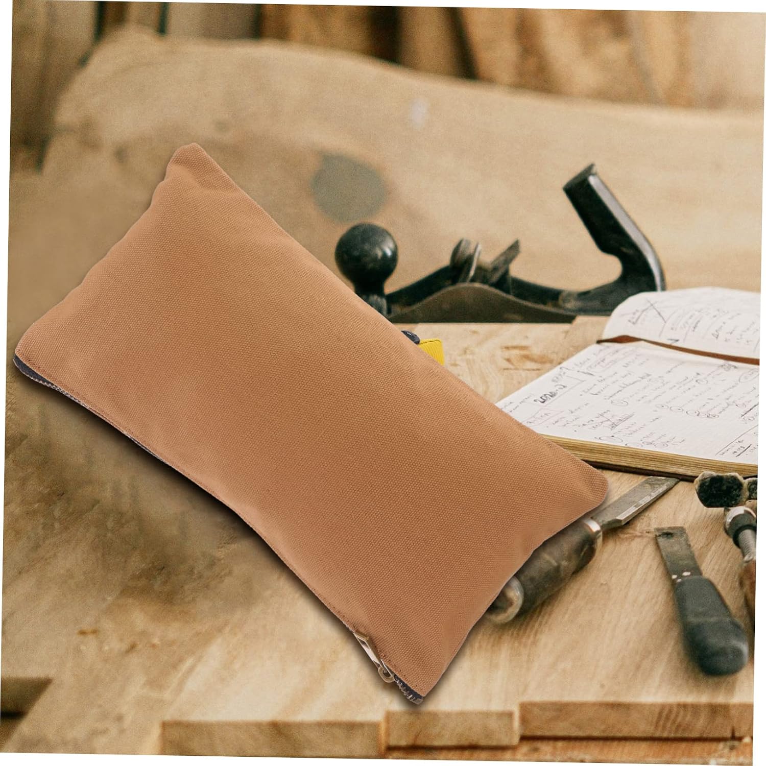Durable Canvas Tool Bag for Electricians, Wear-resistant Storage Pouch image 4