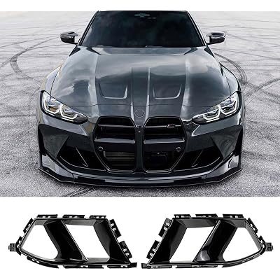 Front Bumper Air Duct Replacement For BMW G80 G82 M3 M4 2021-2026 (Gloss Black)