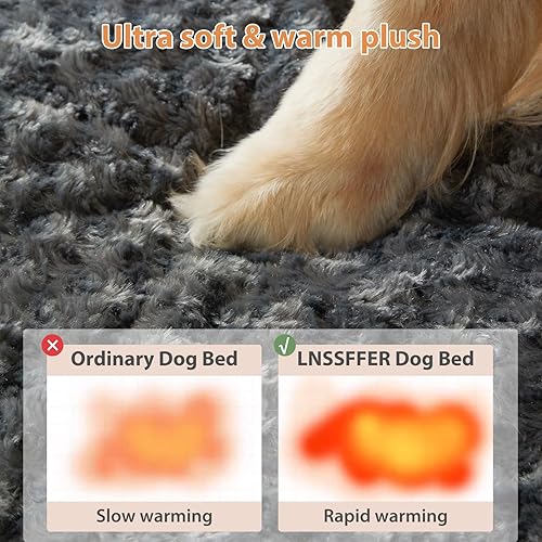 Miniatura 7 de Camas para perros extragrandes, sofá cama ortopédica XL para perros con funda extraíble y forro impermeable, cama gigante para perros jumbo con