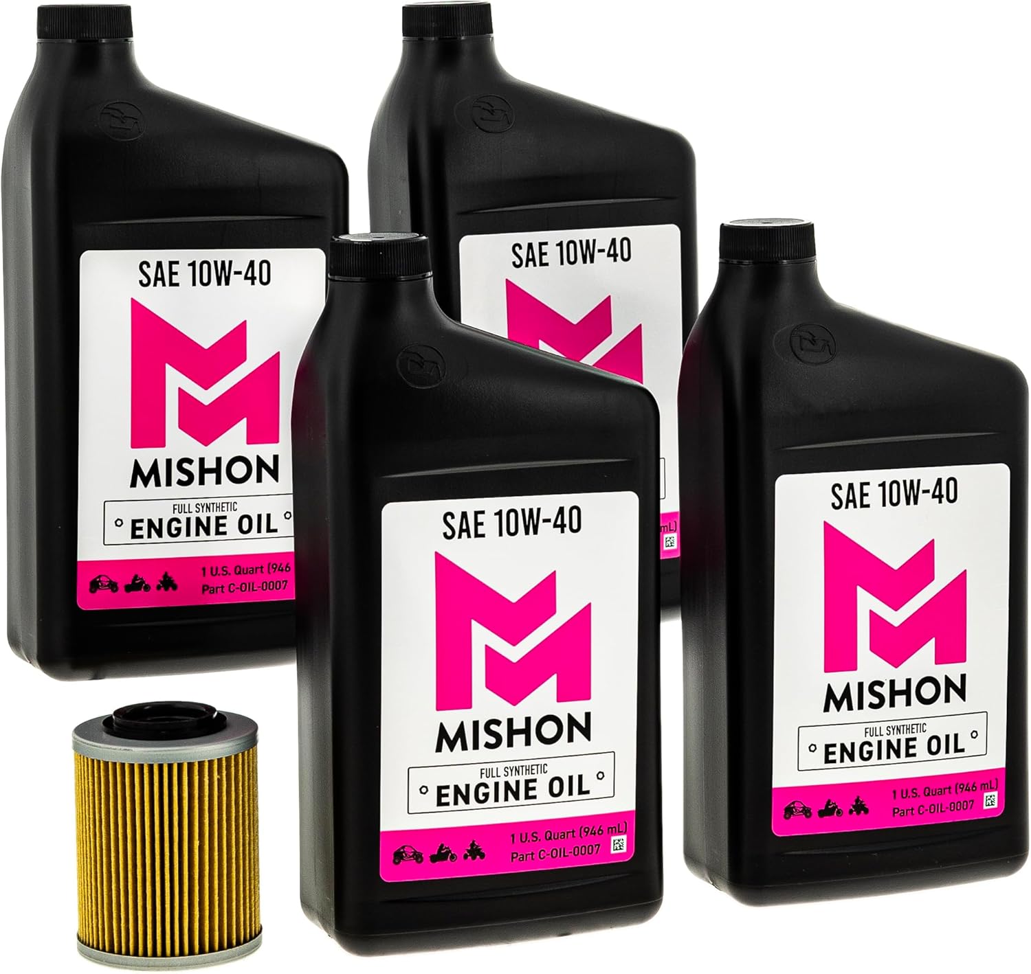 MISHON Engine Oil Change Kit for Can-Am Outlander Max 450 (2017)