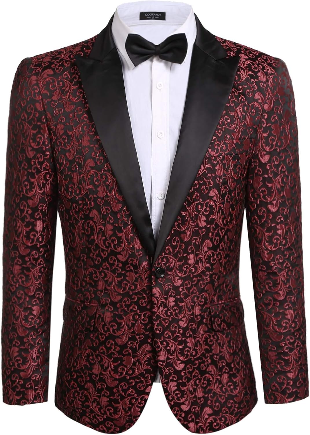 COOFANDY Men Floral Blazer Suit Jacket Dinner Party Prom Wedding Stylish Tuxedo at  Men’s Clothing store