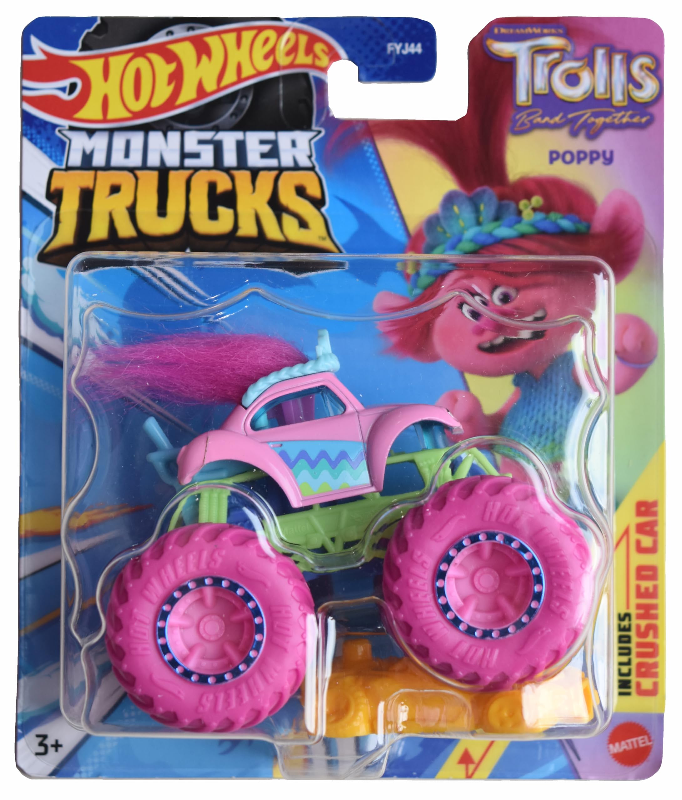 Amazon.com: Hot Wheels Monster Trucks Trolls, Includes