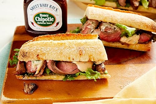 Miniatura 4 de Sweet Baby Ray's Salsa de barbacoa, chipotle de miel (18 onzas (paquete de 4))