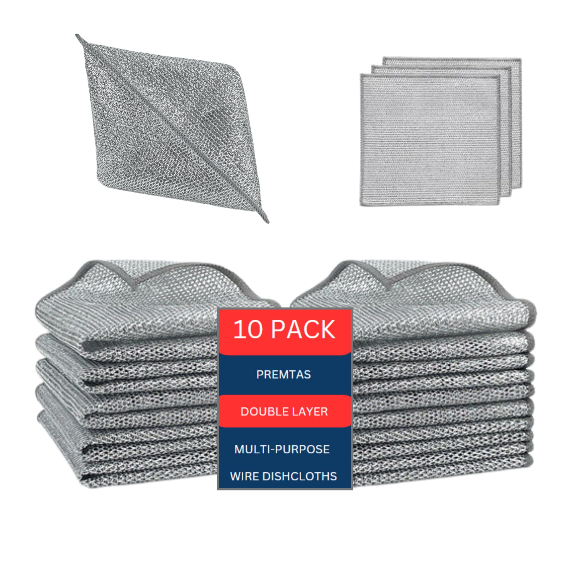 See full amazon price history chart for PREMTAS Pack of 10-Multipurpose Non-Scratch Dish Wash Cloth, Steel Wire Dish Cloth, Wire Dishwashing Rags, Stainless Steel Scrubber Non-Scratch Wire Dishcloth, Reusable Wire Cleaning Cloth for Kitchen PREMTAS Pack of 10-Multipurpose Non-Scratch Dish Wash Cloth, Steel Wire Dish Cloth, Wire Dishwashing Rags, Stainless Steel Scrubber Non-Scratch Wire Dishcloth, Reusable Wire Cleaning Cloth for Kitchen (B0DC4M8SC6) Amazon Price History, Amazon Price Tracker