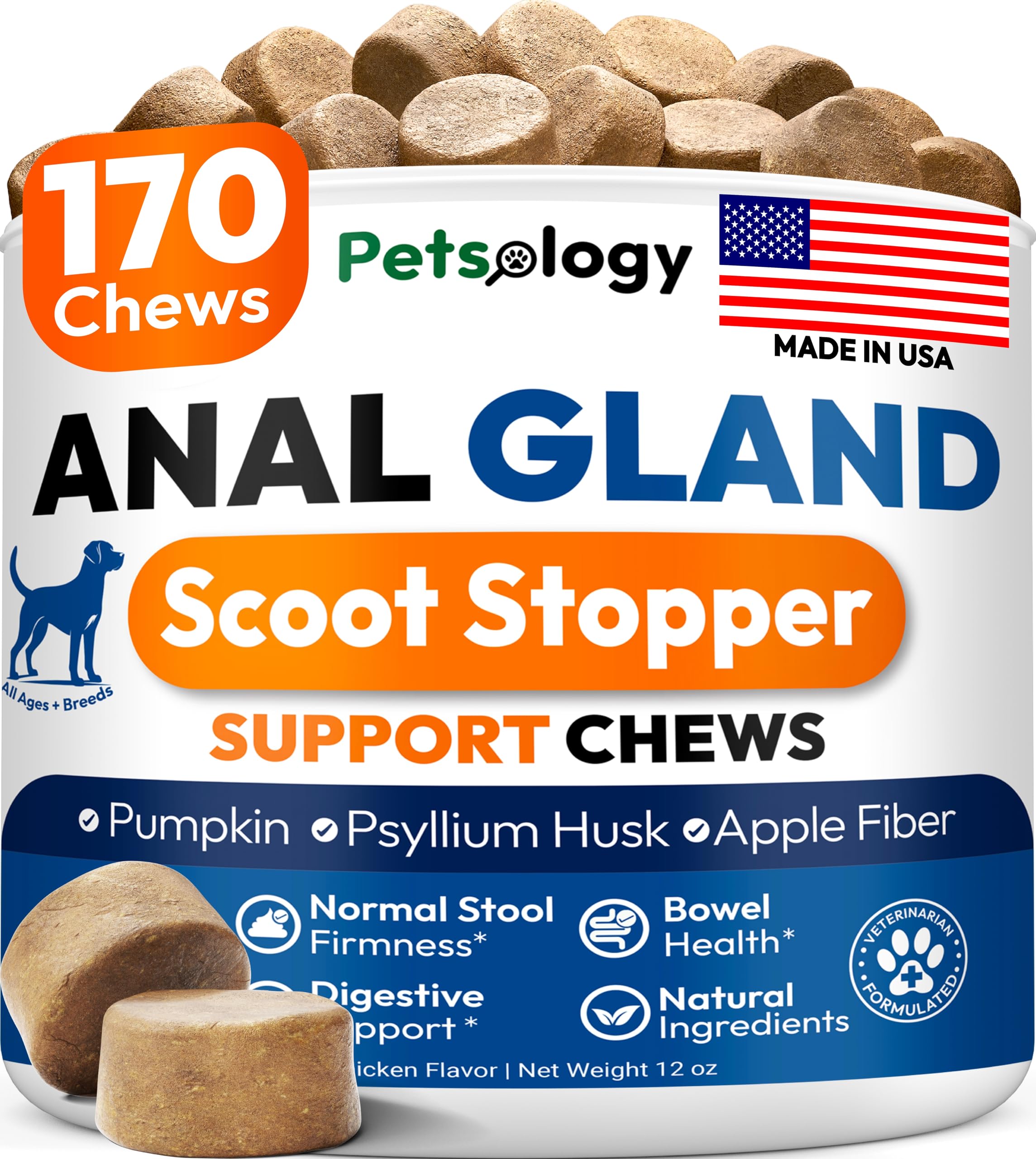 Omega 3 for Dogs - 250 Fish Oil Chews for Dog Shedding & Allergy Relief — Amazon image 20