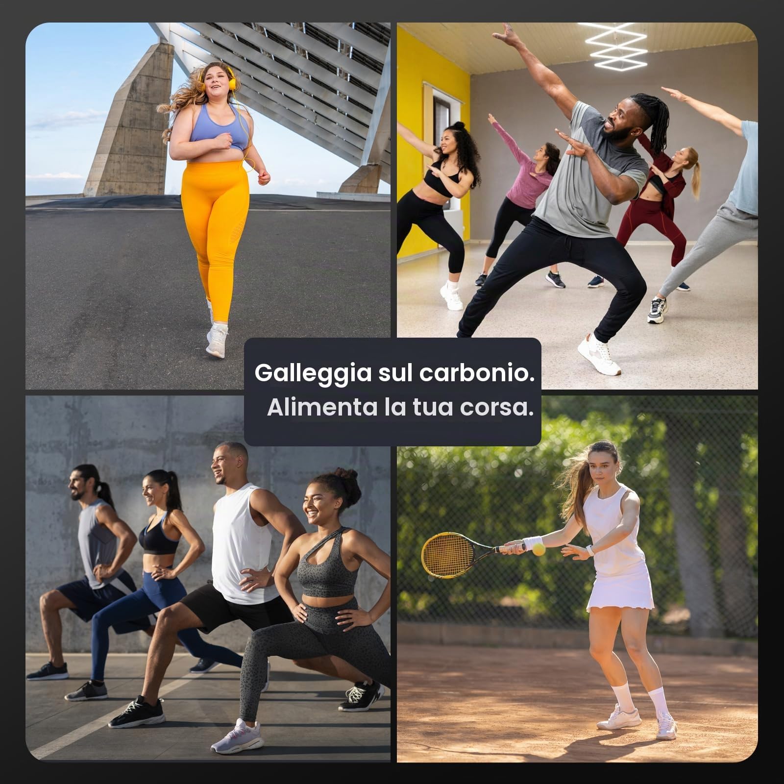 Solette in Fibra di Carbonio per Uomini e Donne, Alto Supporto Arco Plantare, Prestazioni Ammortizzanti per Corsa Sport Escursionismo e Basket (XL-W: 43-44 | M: 41-42-28CM)