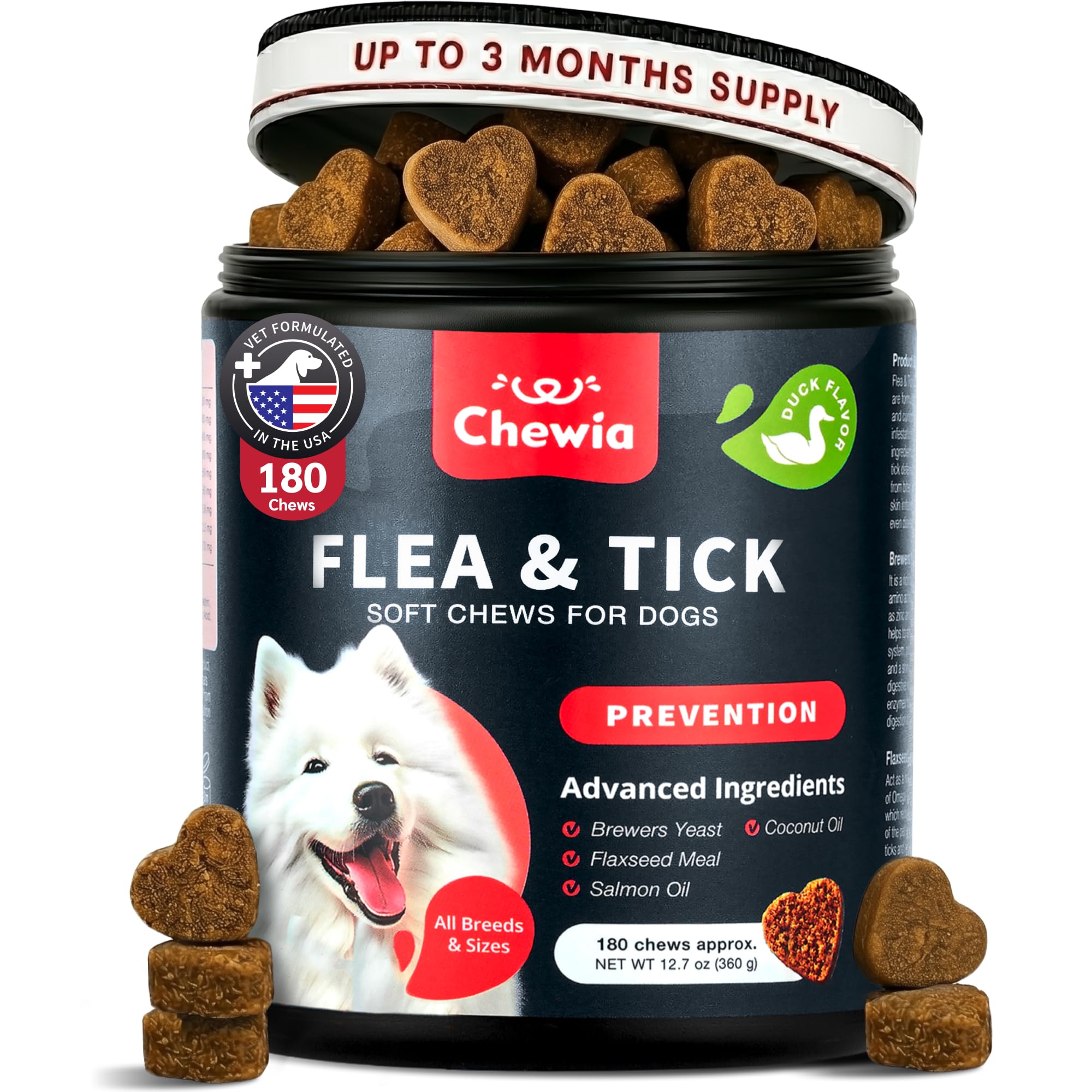 Chewia Dog Flea and Tick Treatment Chews