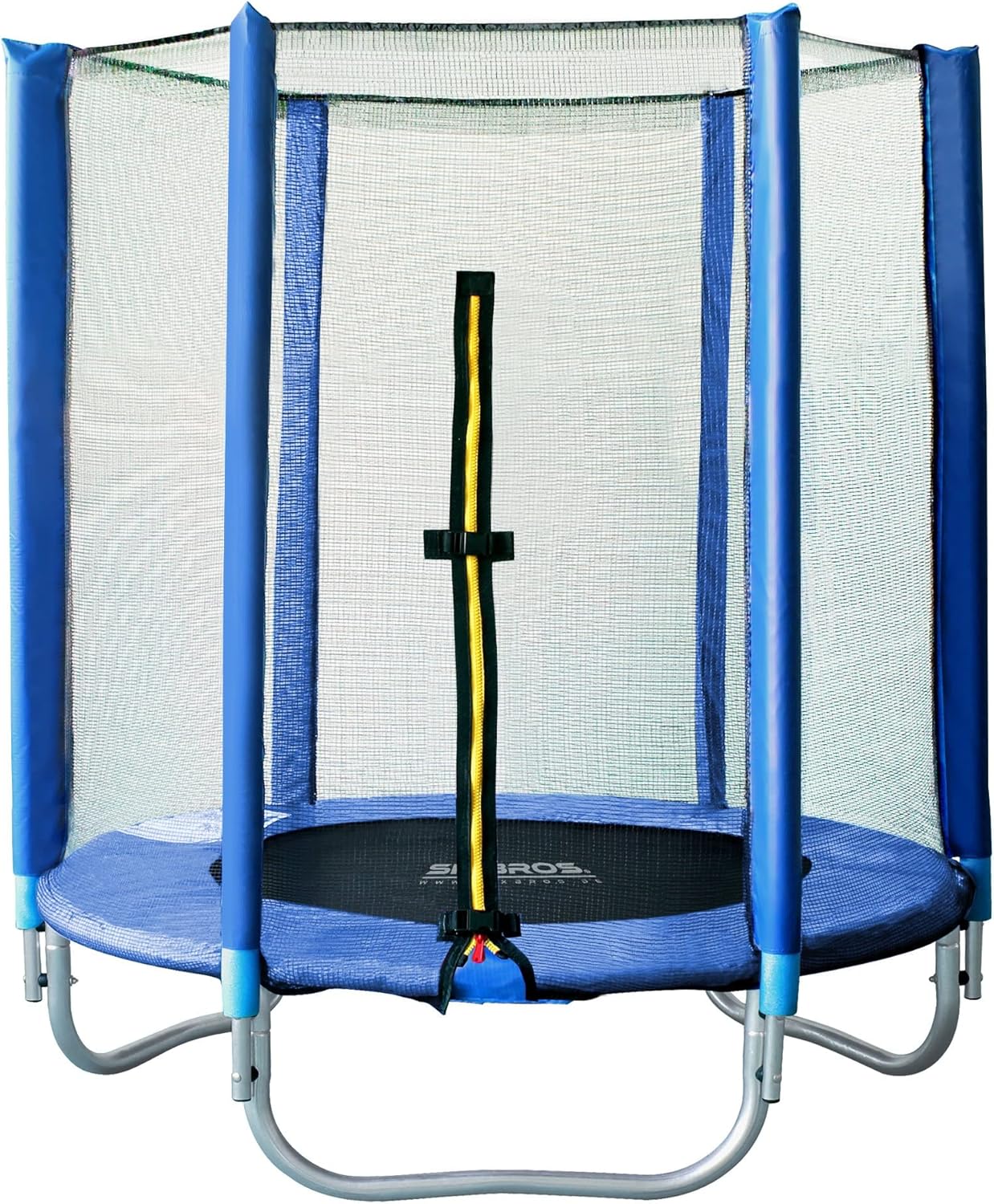 Trampolino Da Giardino SixBros 1,40m - Con Rete Di Sicurezza, Colore Fucsia - Foto 2