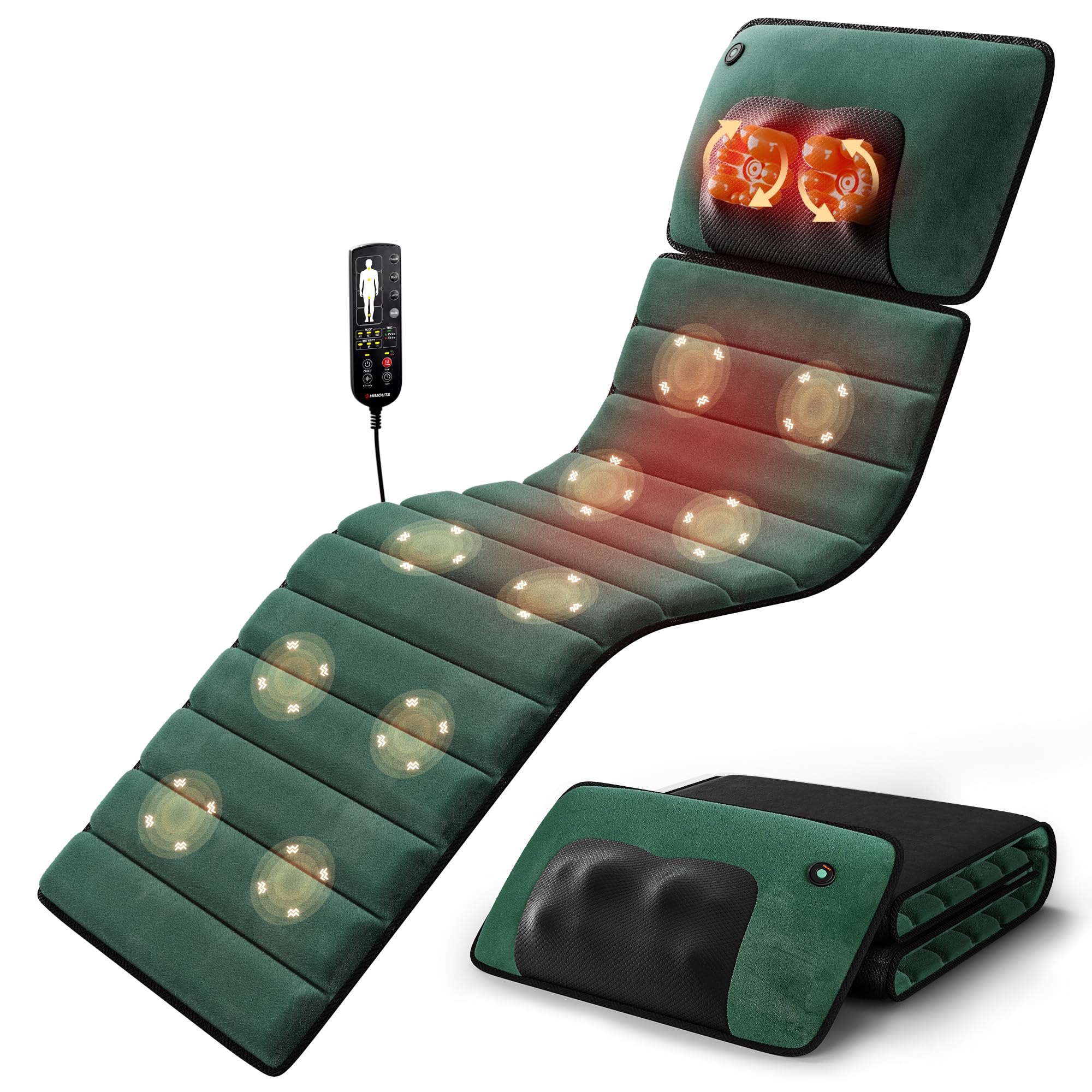 Amazon.com: Himouta Full Body Massage Mat with Heat, Detachable