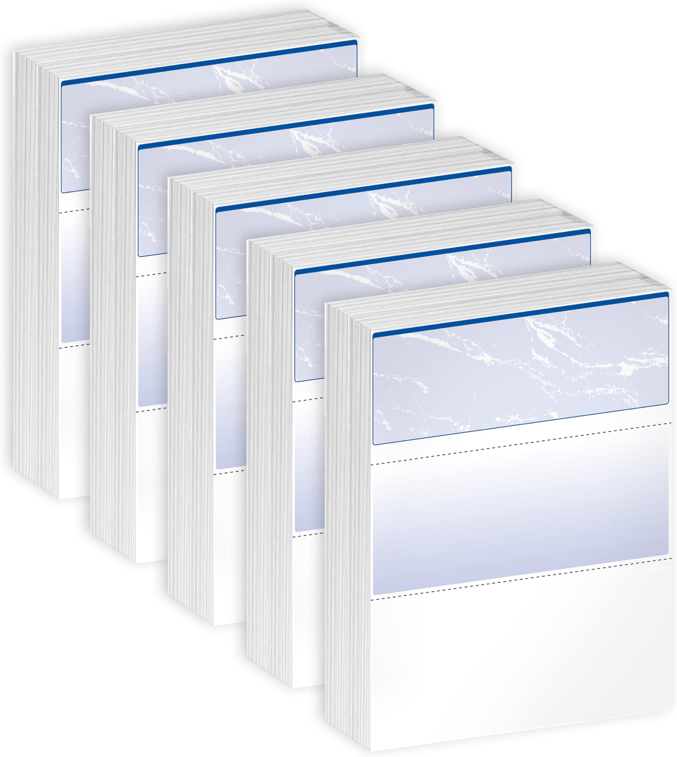 DocuGard Standard Blue Marble Top Check 24 lb, 8.5 x 11 Inches, 2500 Sheets (04501C)