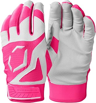 EvoShield SRZ-1TM Youth Batting Gloves - Hot Pink, Small