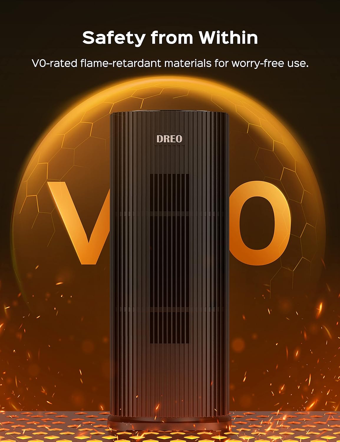 review Dreo Space Heater for Indoor Use, Quiet&Fast Portable Heater with Tip-Over and Overheat Protection, Remote, Oscillating,12H Timer, LED Display with Touch Control, Electric Heater for Office Use