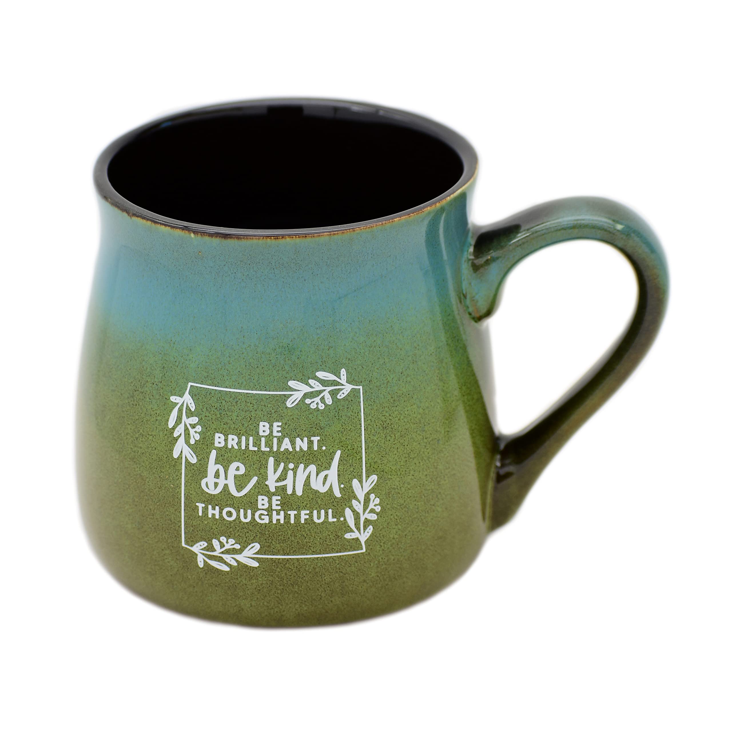Amazon.com | Dexsa Ceramic Designer Coffee Mug | Be brilliant. Be kind. Be  thoughtful. | Holds 16 ounces | Dishwasher and Microwave Safe | Great for  Coffee, Tea, Soups, Hot Chocolate: Coffee Cups & Mugs