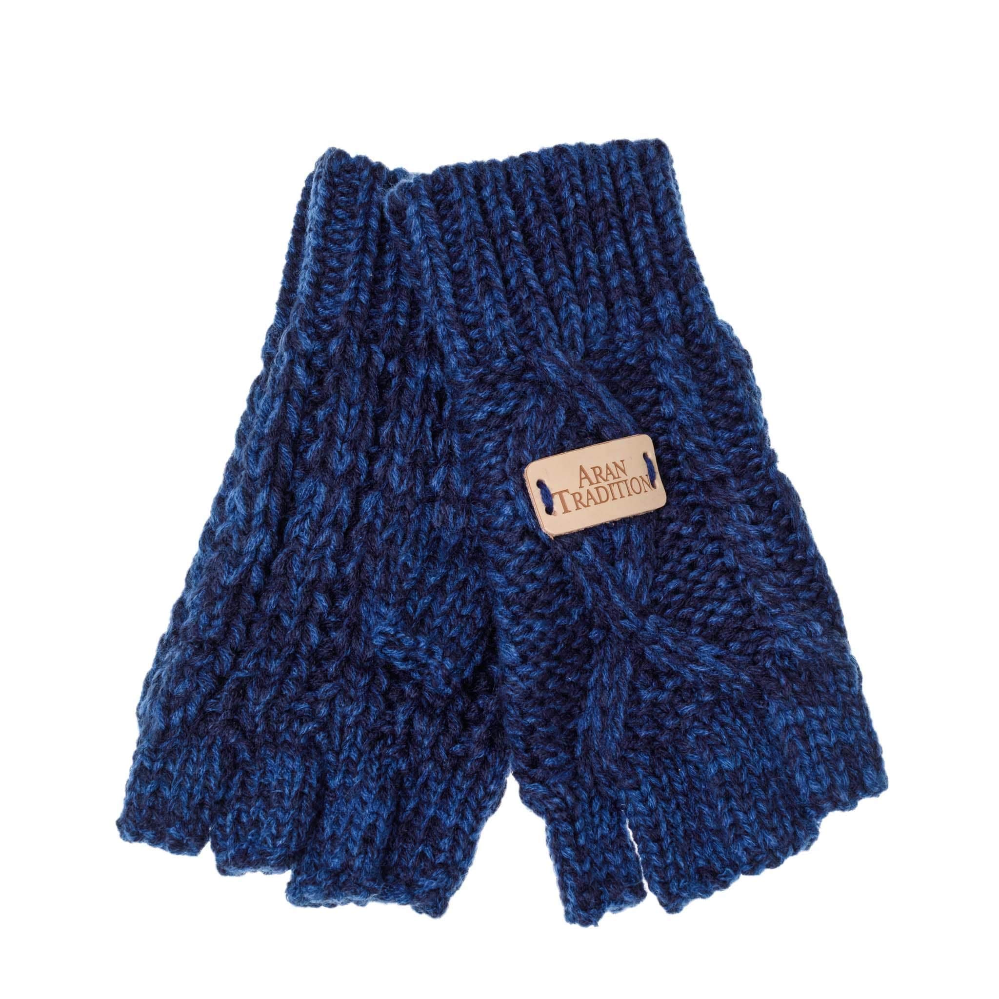 Aran Traditions Cable Knit Fingerless Gloves