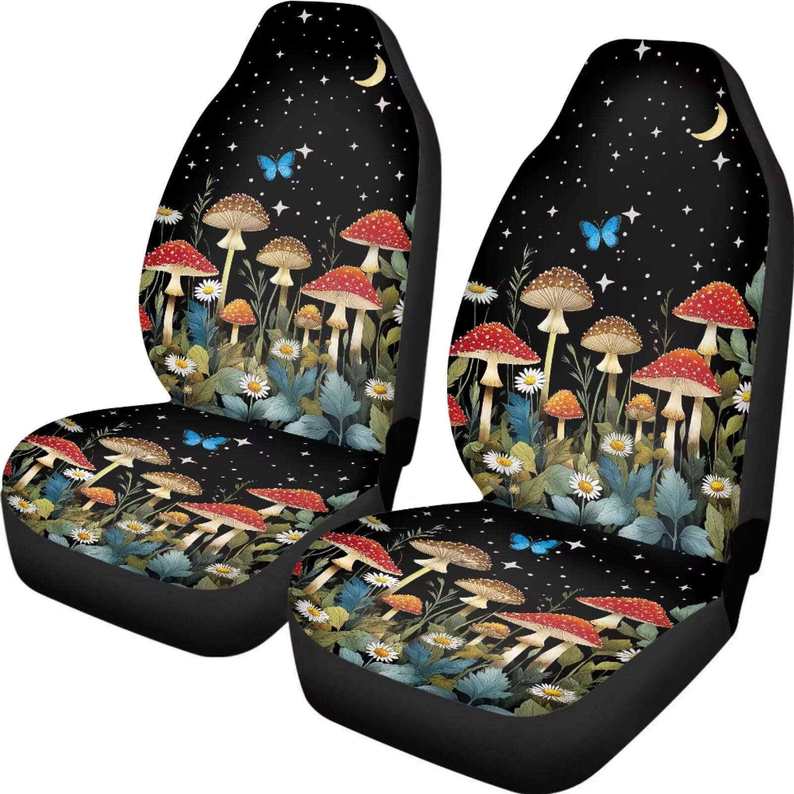 Funda para asiento de coche lavable que soluciona manchas con diseño de margaritas 7