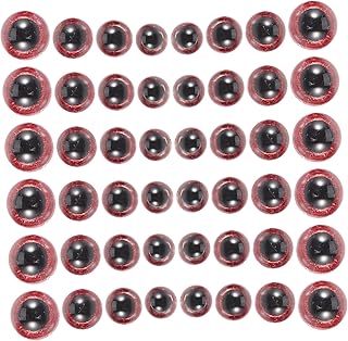 BETOOKY 40 Pçs Olhos De Boneca Decoração De Vidro Animais De Crochê Animais De Pelúcia Botões Artesanais De Costura DIY Olhos De Boneca De Plástico Olhos De Animais Artesanais Olhos De